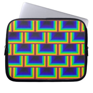 Solspektrumkvadratvågor Laptop Fodral