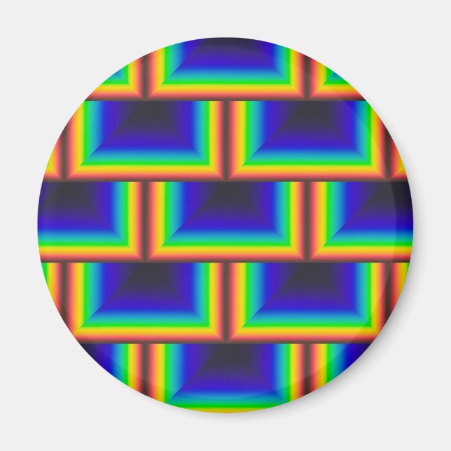 Solspektrumkvadratvågor Magnet (Framsidan)