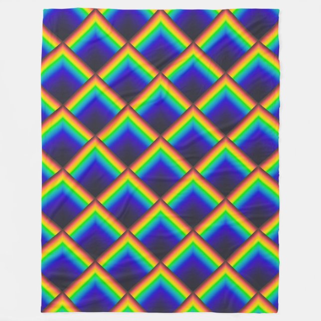 Solspektrumskalor Fleecefilt (Framsidan)