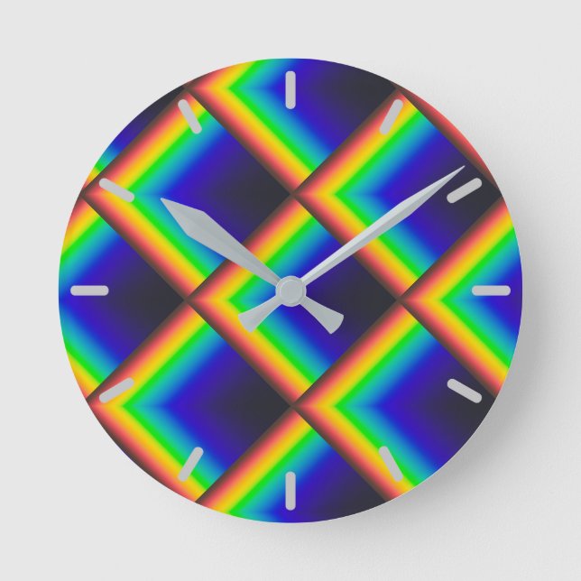 Solspektrumskalor Rund Klocka (Framsida)