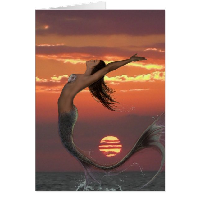 solspel hälsningskort (Framsidan)