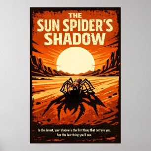 Solspindelns Skugga Ökenkonst Poster