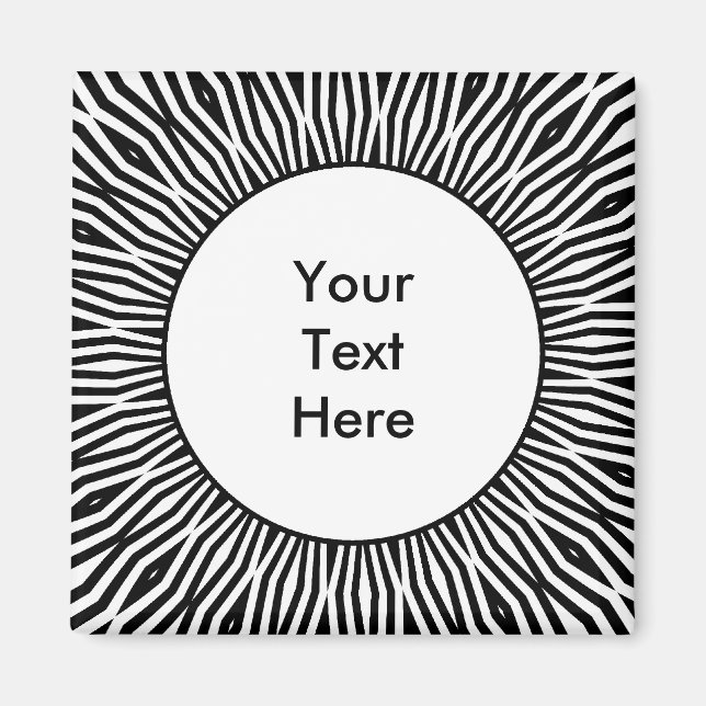 Solsprängning 01 magnet (Framsidan)