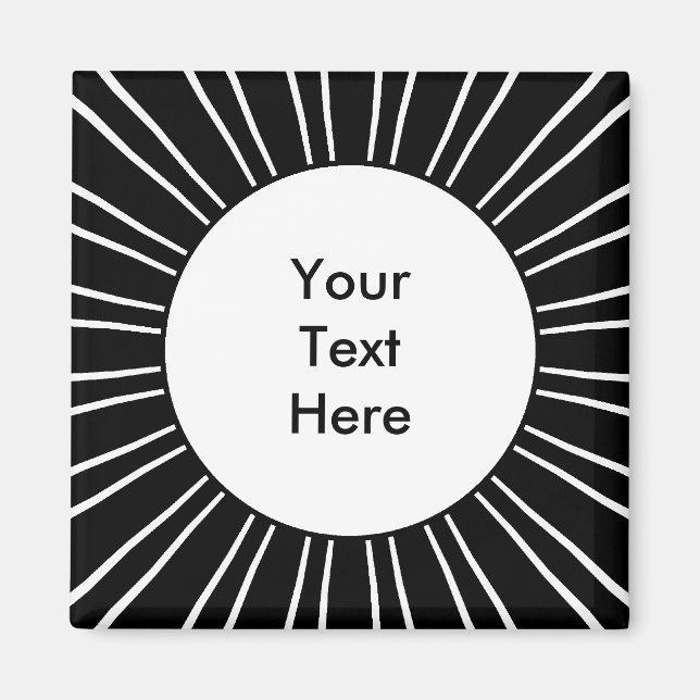 Solsprängning 03 magnet (Framsidan)