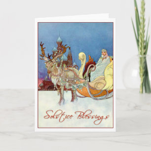 Solstice Blessings Helgkort