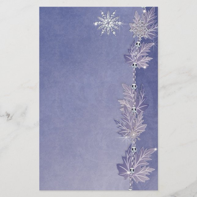 Solstice Blessings Stationery Brevpapper (Framsida)