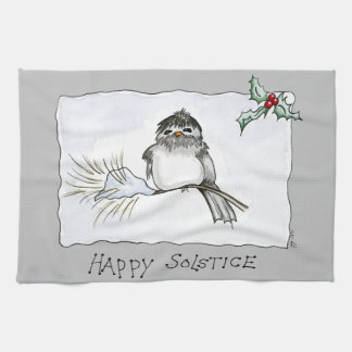 Solstice Chickadee Kökshandduk