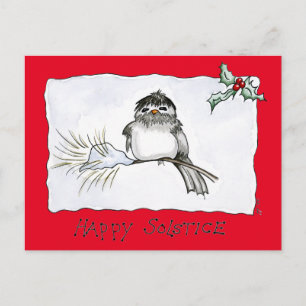 Solstice Chickadee Vykort