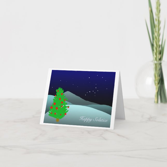 solstice helgkort (Framsida)