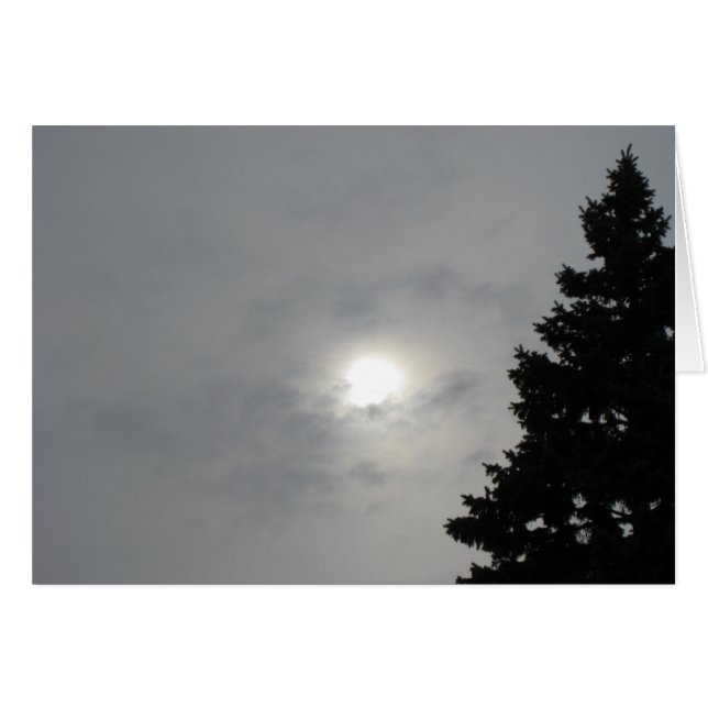 Solstice Sol II Lycklig Solstice Hälsning Hälsningskort (Framsidan Horizontal)