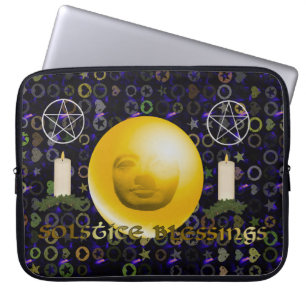 Solsticevälsignelser Laptop Sleeve
