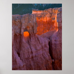 Solstigande punkt Bryce Canyon nationalpark Poster
