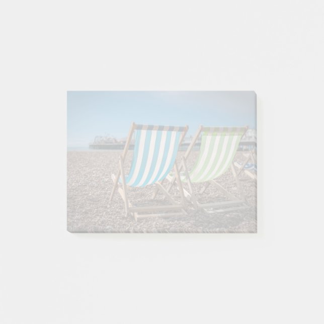 Solstolar som tittar havet post-it block (Framsida)