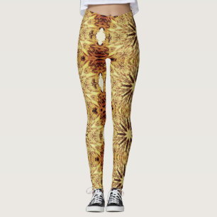 Solstrålar moderna gulter för geometrisk konst leggings