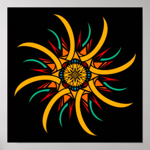 solstrålar poster