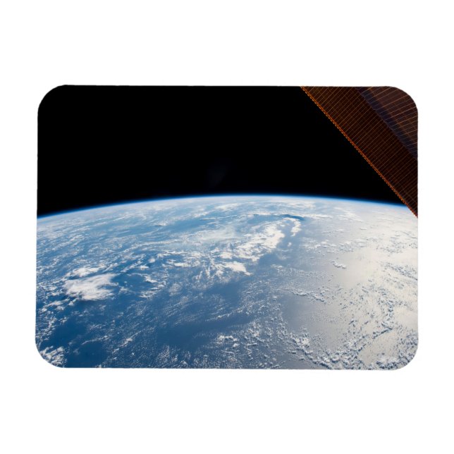 Solstrålar utanför Stilla havets Vatten Magnet (Horisontell)