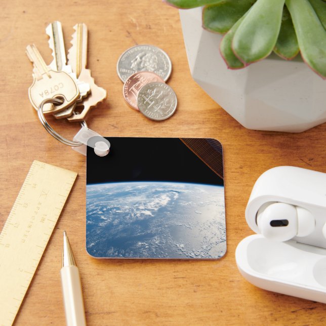 Solstrålar utanför Stilla havets Vatten Nyckelring (Skrivbord)