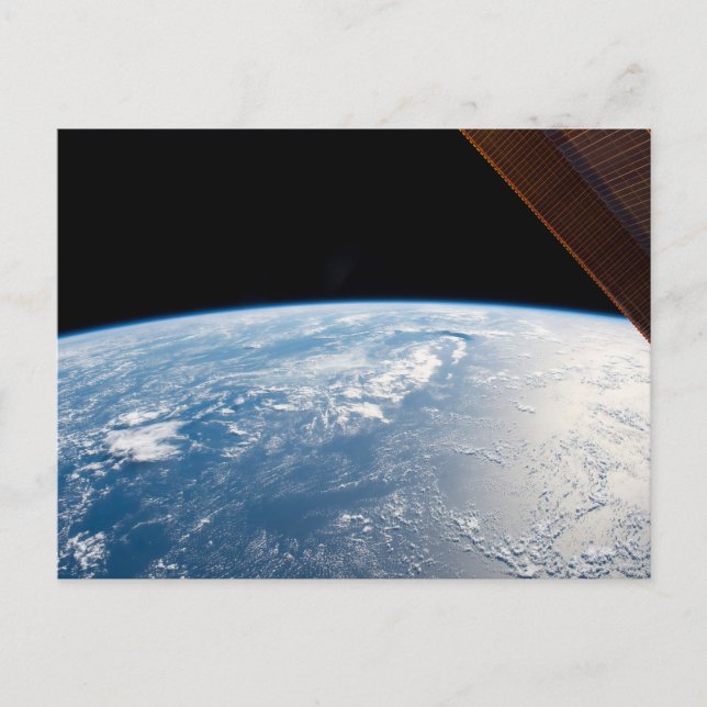 Solstrålar utanför Stilla havets Vatten Vykort (Framsida)