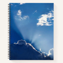 Solstrålar Väggkonst Blå Himmel Minimalistiska Mol