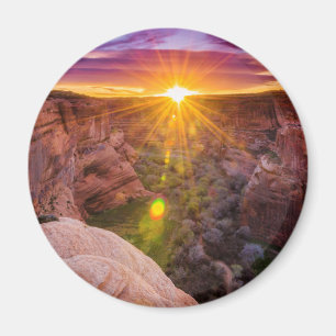 Solstrålar vid Canyon de Chelly, AZ Magnet