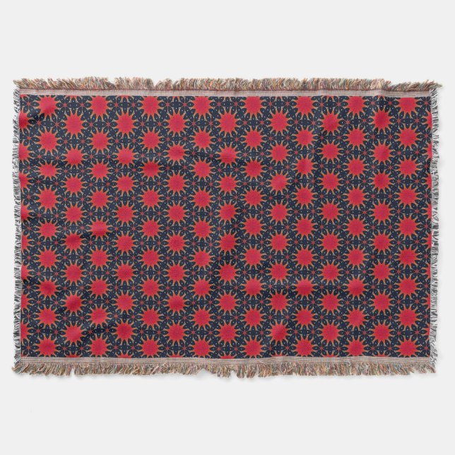 Solstråle mosaik  filt (Framsidan)