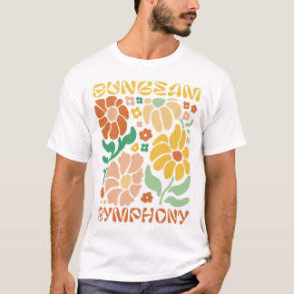 Solstrålesymfoni – Strålande blomsterutbrott för v T Shirt