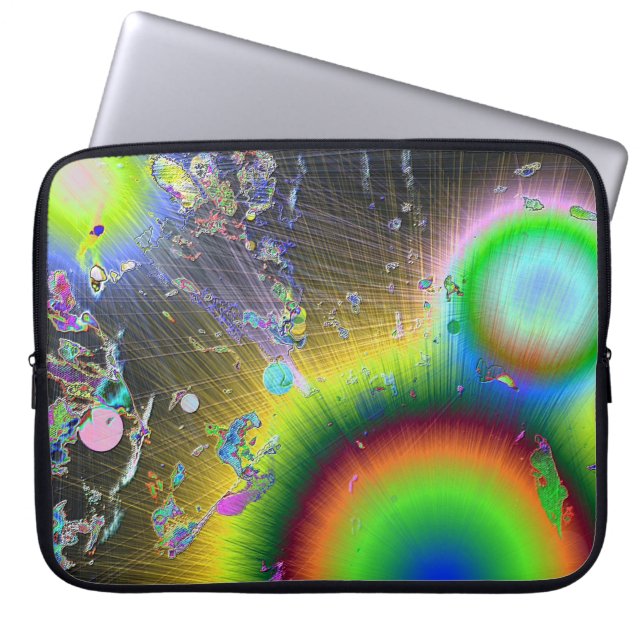 Solstrålning Laptop Fodral (Framsidan)