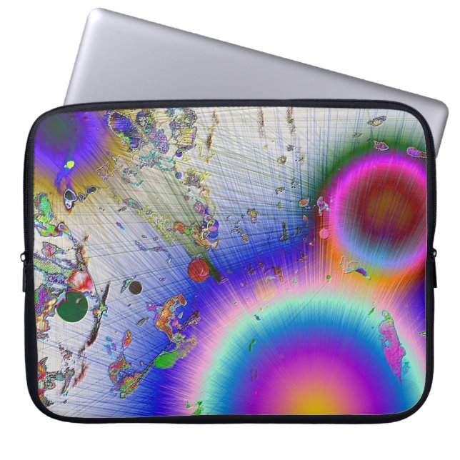 Solstrålning Laptop Sleeve (Framsidan)