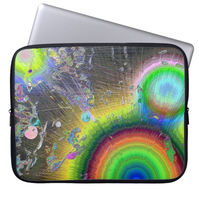 Solstrålning Laptop Sleeve (Framsidan)