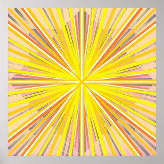Solstrålning Sträng Poster
