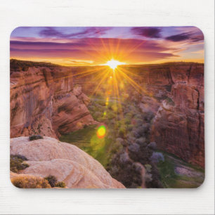 Solstrålning vid Canyon de Chelly, AZ Musmatta