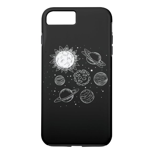 Solsystem Case-Mate iPhone Skal (Baksida)