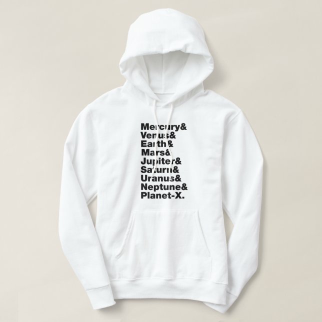 Solsystem Hoodie (Design framsida)