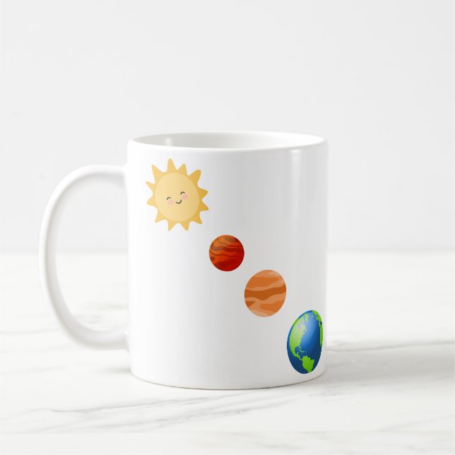 Solsystem Kaffemugg (Vänster)