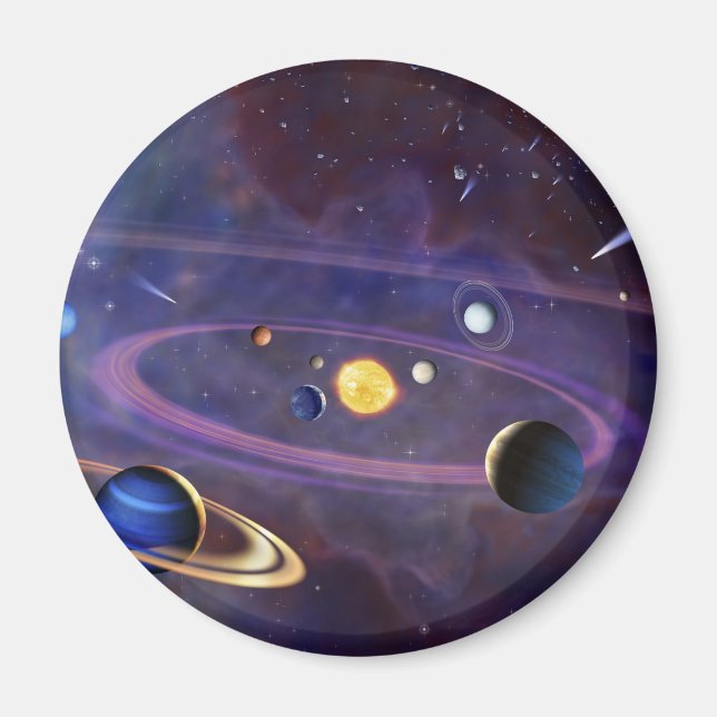 Solsystem Magnet (Framsidan)
