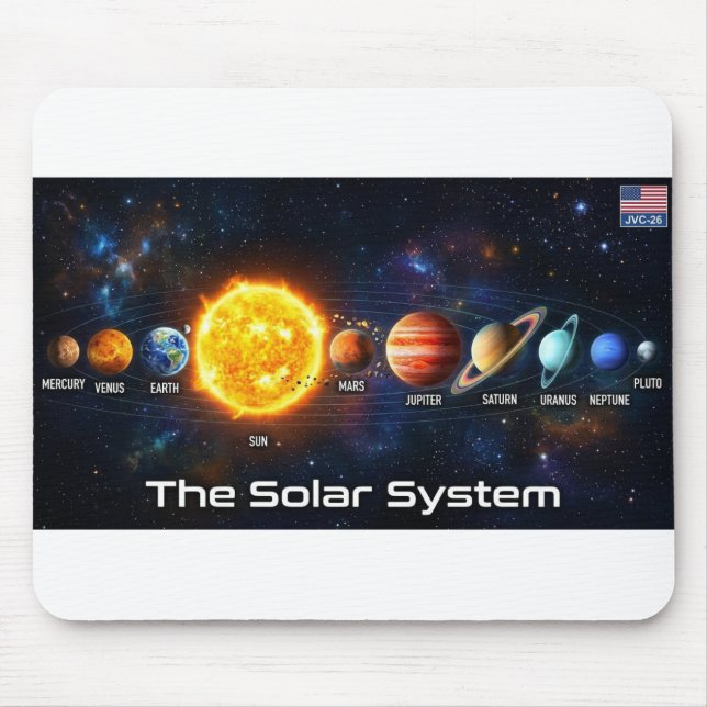 Solsystem  musmatta (Framsidan)