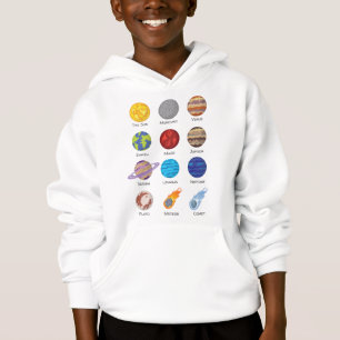 Solsystem, planeter, kometmeteorovit t shirt