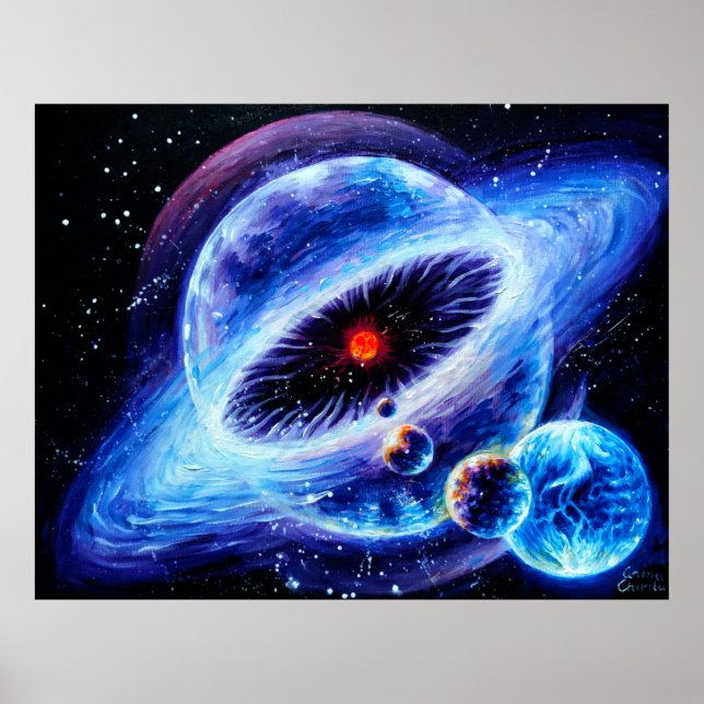 Solsystem Poster (Framsidan)