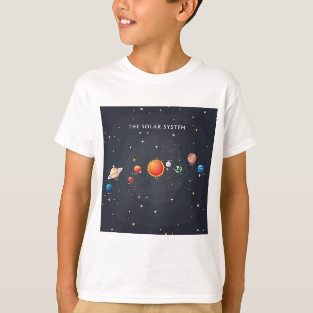 Solsystem T Shirt (Framsida)