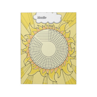 Solsystem Vanebok Custom Notepad Anteckningsblock