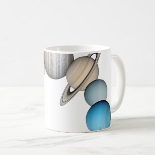 Solsystemens planeter (Färg utbytbar) Kaffemugg