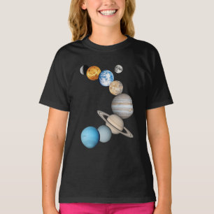 Solsystemens planeter (Färg utbytbar) T Shirt