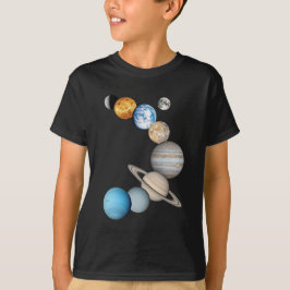 Solsystemens planeter (Färg utbytbar) T Shirt