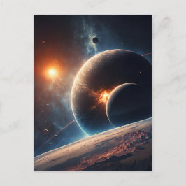 Solsystemet - Galax vykort - konceptkonst