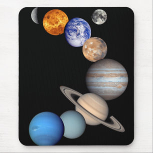 Solsystemets montage JPL planetfoton Musmatta
