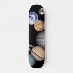 Solsystemets montage JPL Planetfoton Skateboard Bräda 21,5 Cm