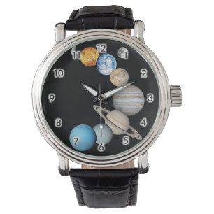 Solsystemets planeter (Färg Changeable) Wat Armbandsur