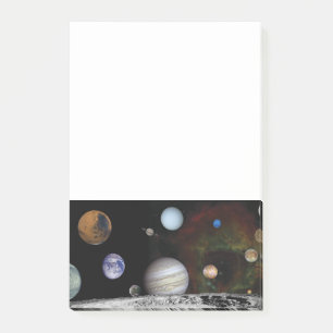 Solsystemets planeter post-it block
