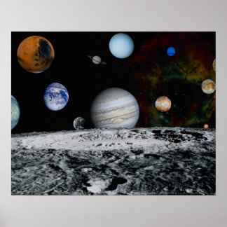 Solsystemets planeter poster
