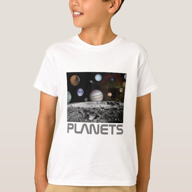 Solsystemets planeter t shirt (Framsida)